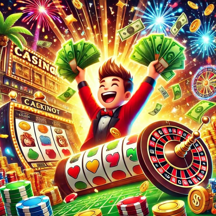 bunny casino live casino table win moment on mobile screen
